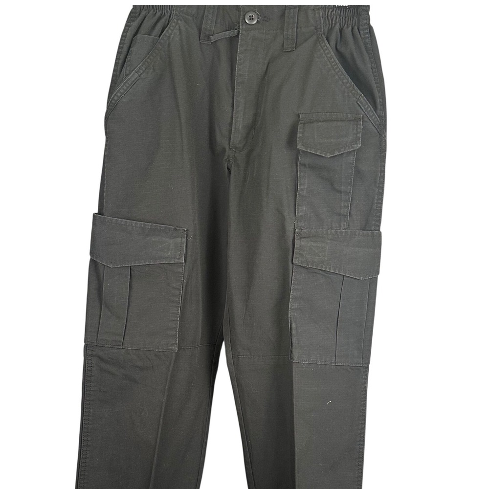 Propper Mens Tactical Cargo Pants Black Ripstop Work Uniform 30x34
